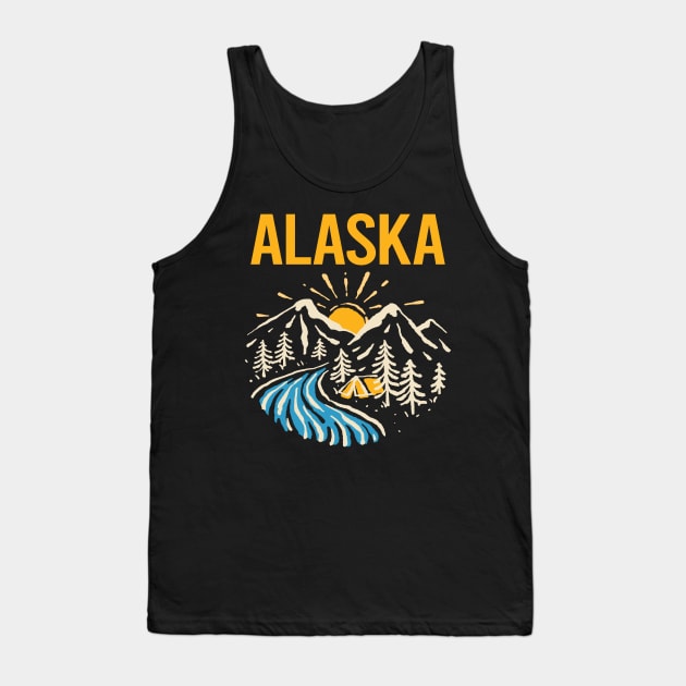 Nature Landscape Alaska Tank Top by rosenbaumquinton52